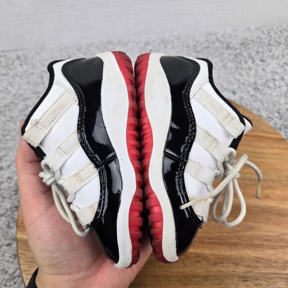 Jordan 11 Retro Low Concord Bred TD Casual Daily Sneaker Kids 6c 505836-160 - Picture 8 of 12